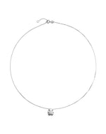 Collana leBebé I Tesorini da donna sagoma bimba in oro bianco 18ct - LBB921