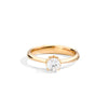 RECARLO - ANNIVERSARY Anello solitario oro giallo 18 kt e diamante naturale - R01SO001/G016