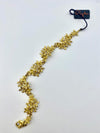 Luigi Quaglia - Bracciale oro gialo 18 ct. con diamanti ct. 030 fiori in microfusione  - C725/BG