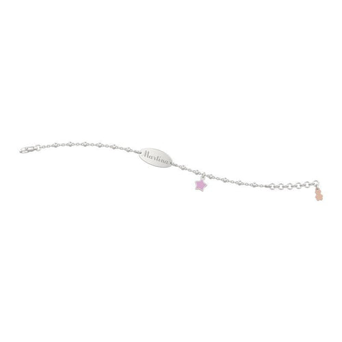 Bracciale Targhetta Bimbo Ag 925 NAN0055 - orlandogioielleria.com