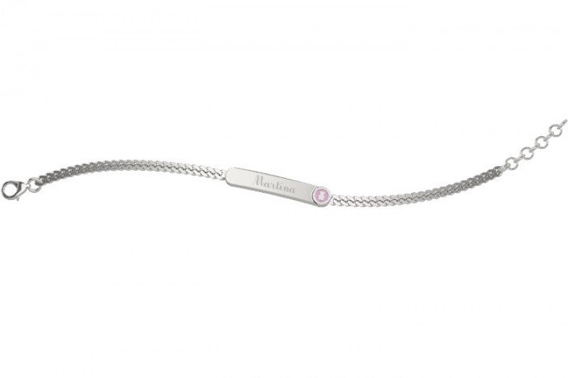 Bracciale Ag 925 Targ. Bimbo con orsetto NAN0111 - orlandogioielleria.com