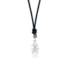 Ciondolo Pavé Mini bimba oro bianco LBB035 - orlandogioielleria.com