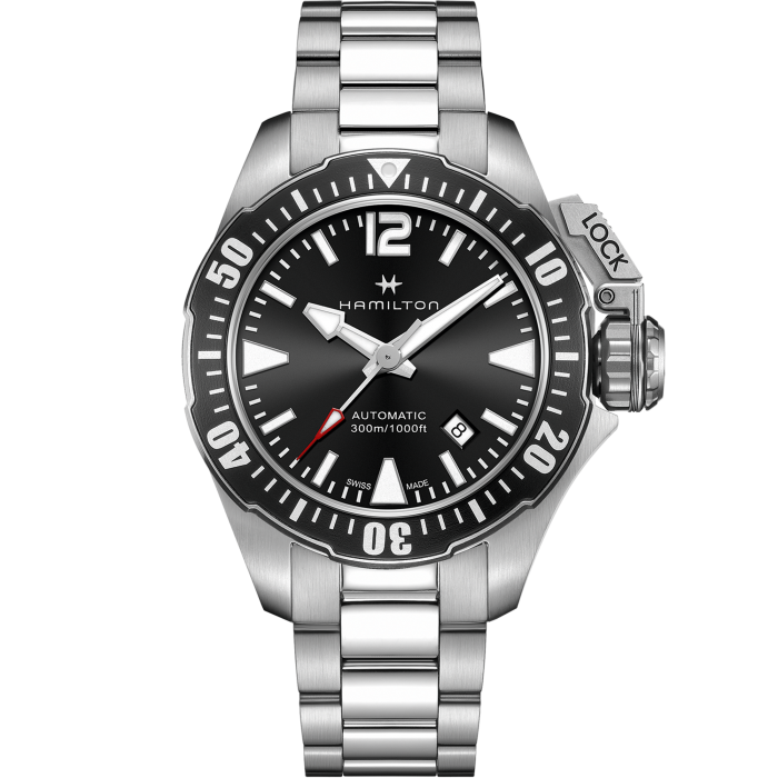 Khaki Navy Frogman Auto H77605135 - orlandogioielleria.com