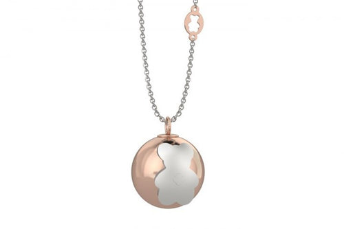 Pendente Ag 925 con sfera rose gold NAN0089 - orlandogioielleria.com