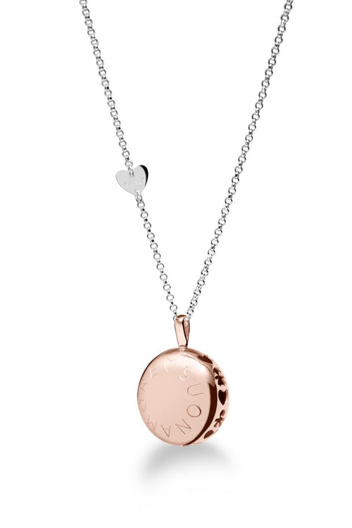 Ciondolo Suonamore Le Lune argento placcato oro rosa SNM012